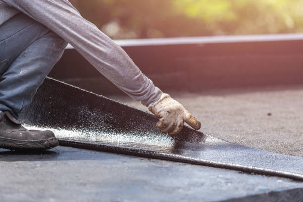 Professional Basement Waterproofing technician working in New Hampshire, OH